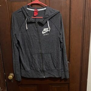 Nike Charcoal Full-Zip Hoodie